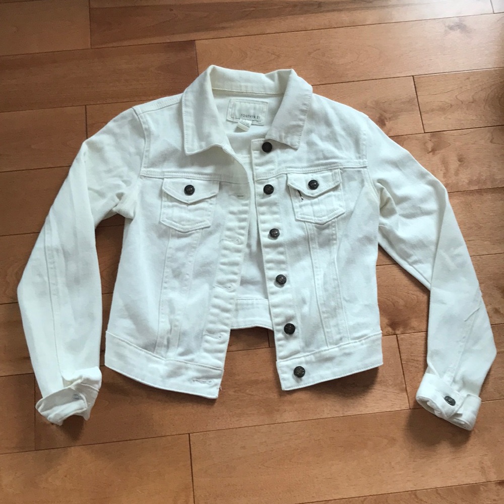 White Jean Jacket